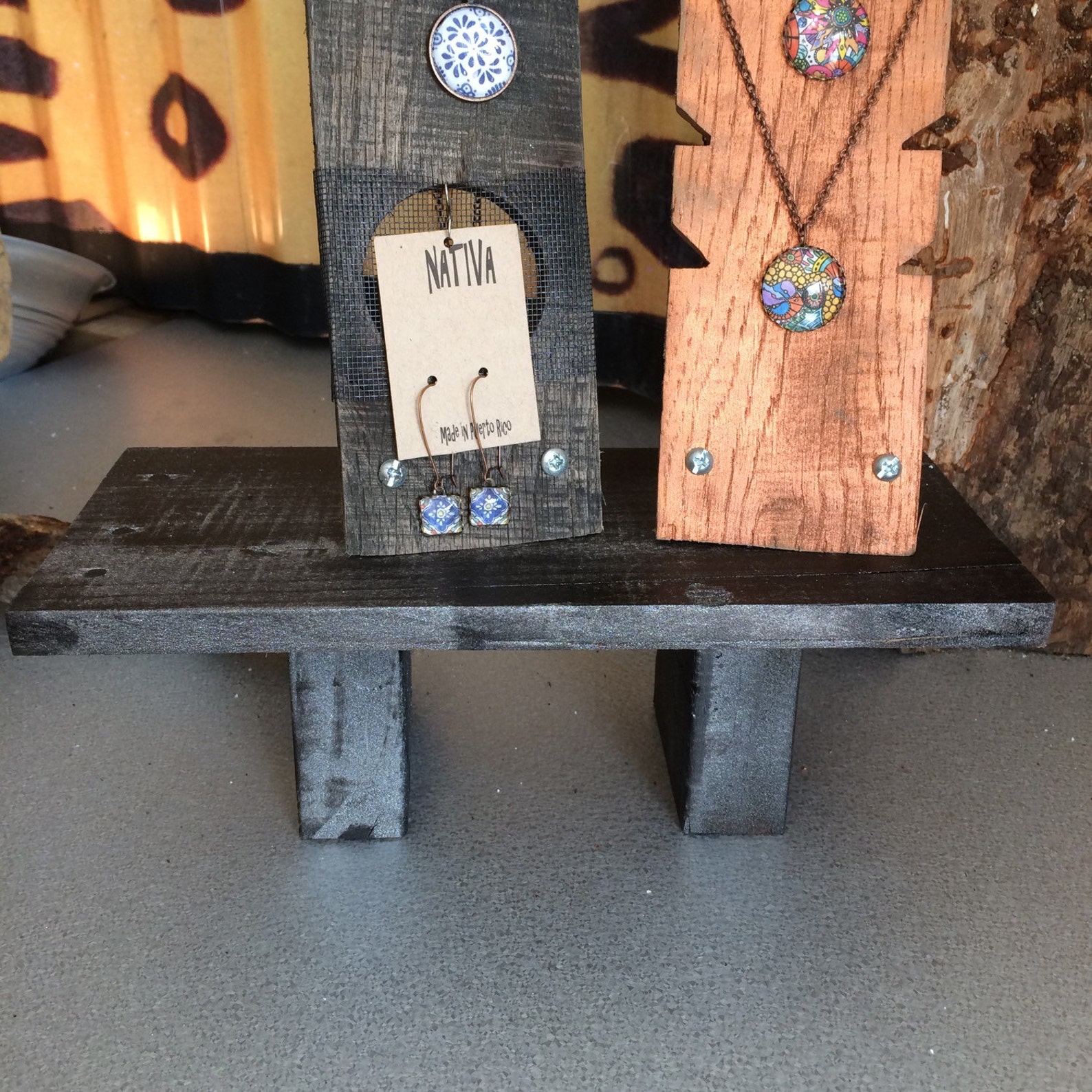 Jewelry bench Riser display Elevation Wooden jewelry Etsy