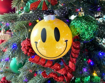 Smile Face Christmas Ornament