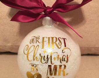 Our 1st Christmas Ornament