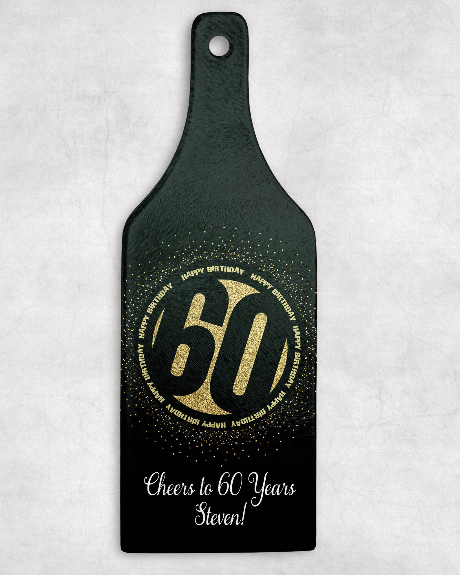 60th Birthday Wine and Cheese Set With Custom Personalized Etsy