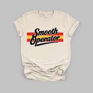 Smooth Operator Shirt | Funny F1 Racing Tee | Retro Carlos Sainz nod with racing stripes | Formula 1 Fan Gift