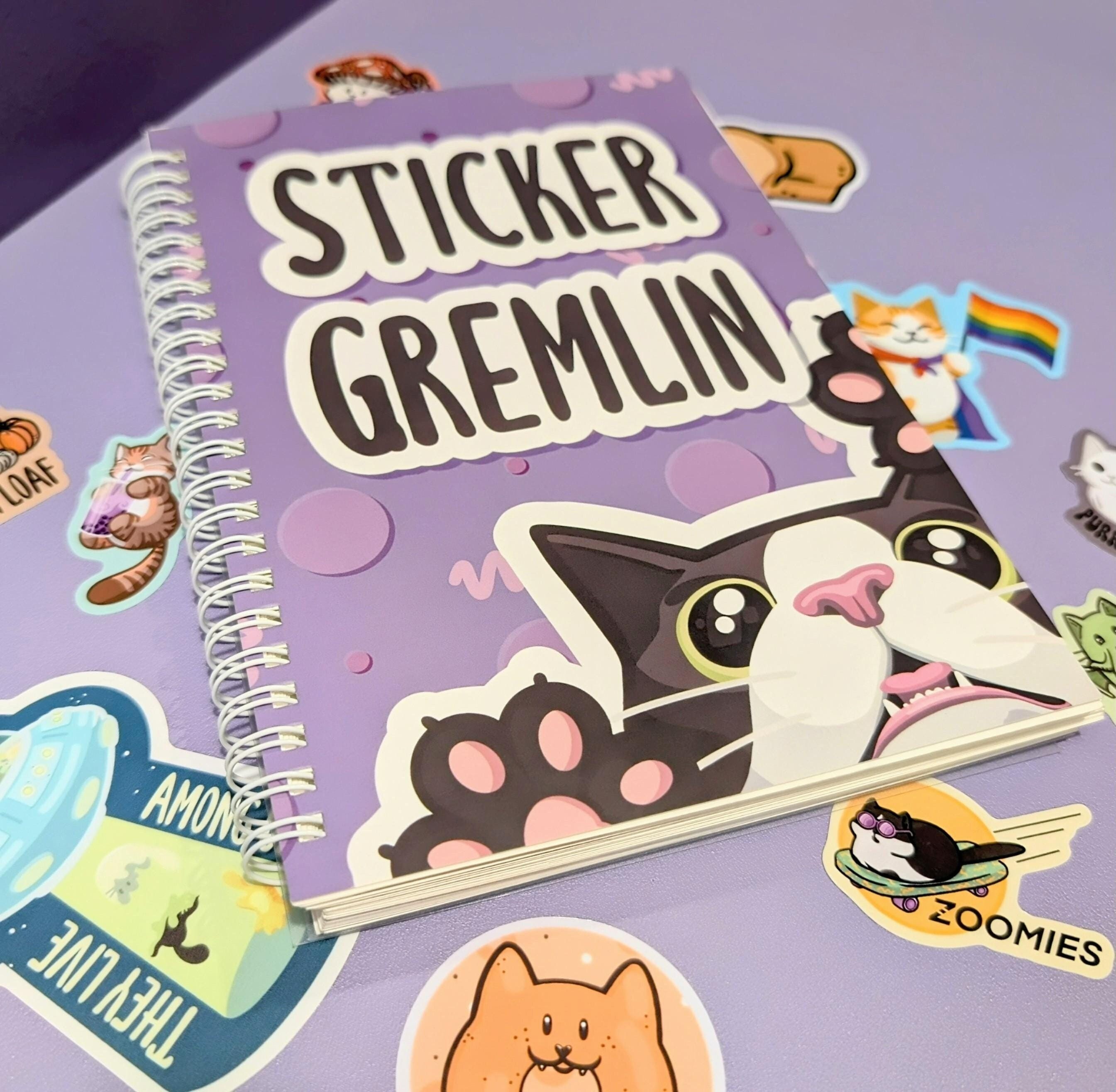 ☺︎！ Cat Reusable Sticker Book - Etsy