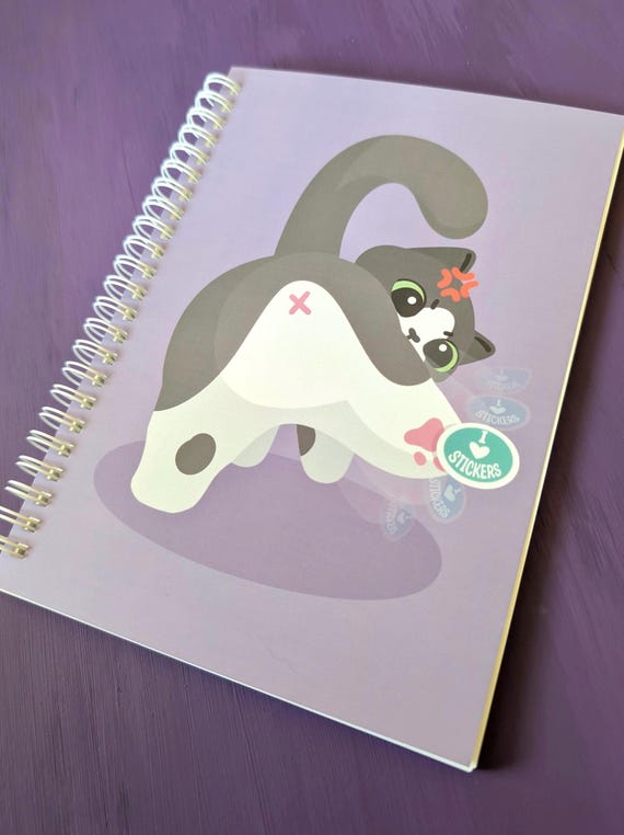 Reusable Sticker Book: Grumpy Cat A5 Sticker Collection Book