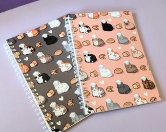 Reusable Sticker Book: Cat Loaf Baker A5 Sticker Collection Book