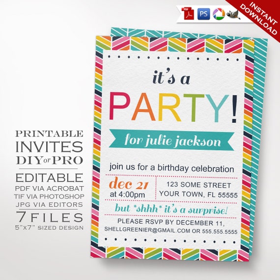 Multicolor Paper Birthday Invitation Card Printing Services, Location: Pan  India, Size: A5