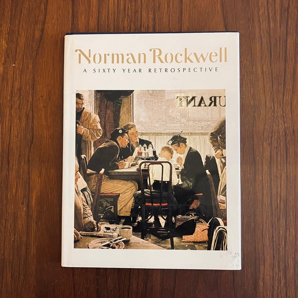 Vintage Norman Rockwell, A Sixty Year Retrospective Hardcover Book by Thomas S. Buechner