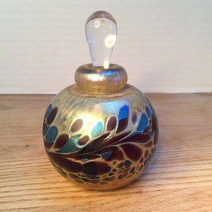 Maytum Studios Perfume Bottle, Vintage Perfume Bottle, Signed Susan Mueller 1982