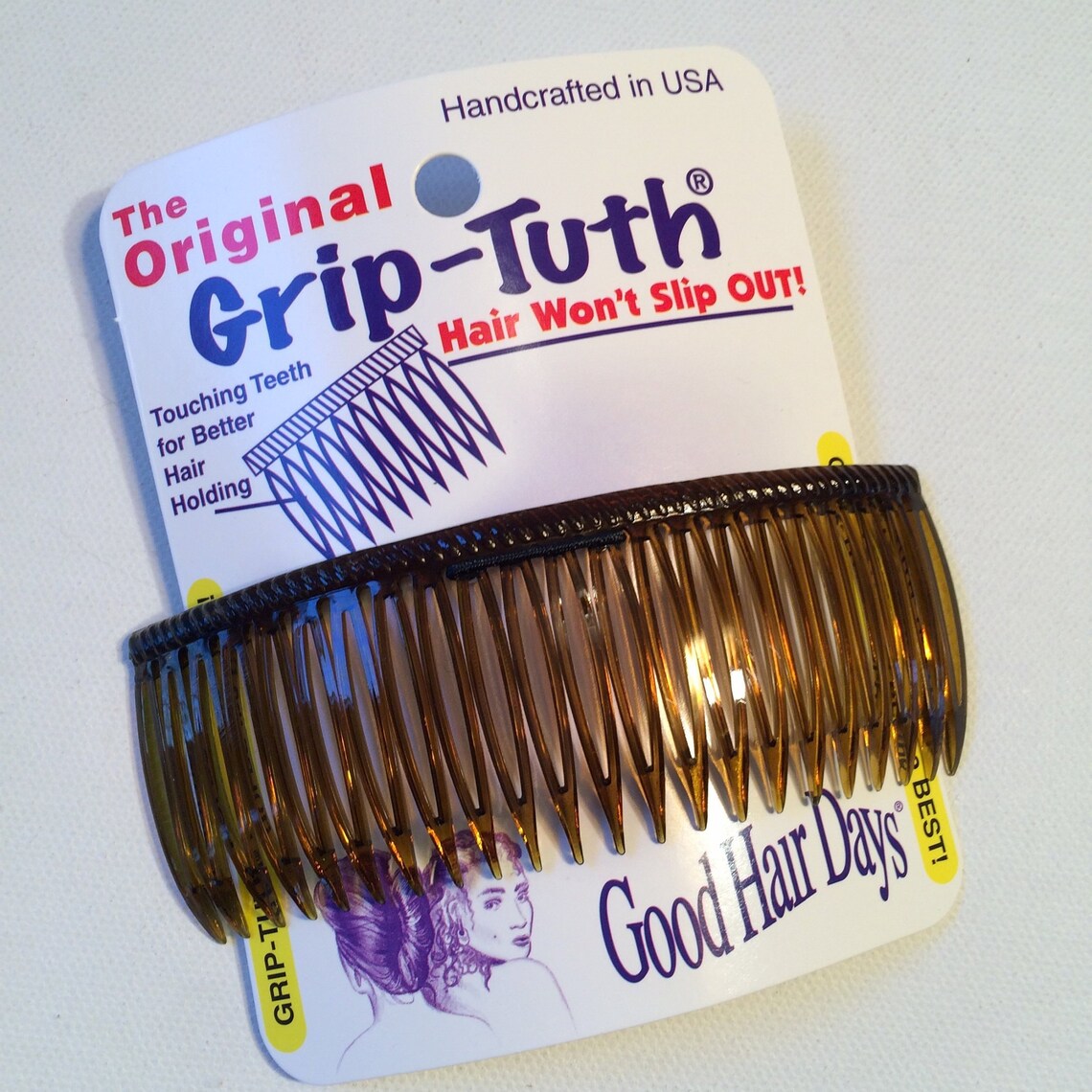 Grip Tuth Hair Comb 4 Grip Tuth Frenchy Veil Comb Etsy