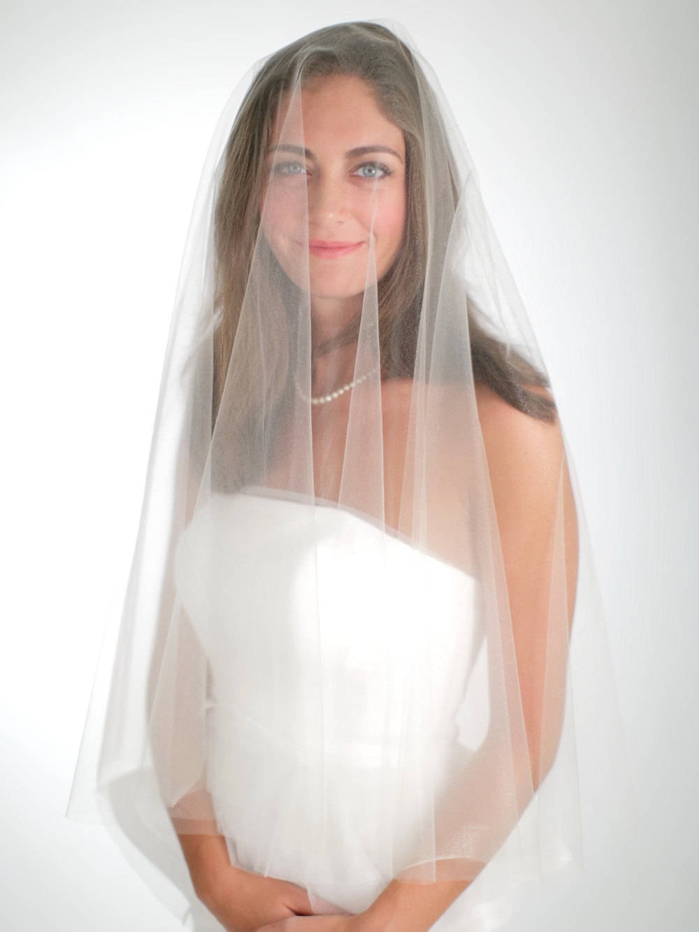 Blusher Veil Blusher Wedding Veil Ivory Blusher Veil White Etsy