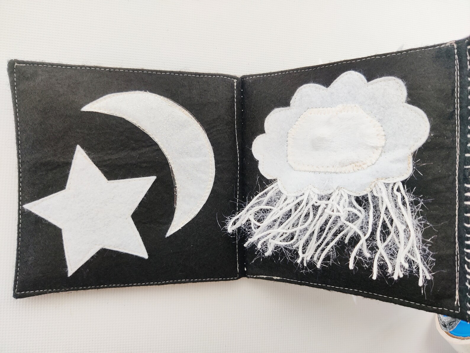 Black and White High Contrast Sensory Book Monochrome Newborn Etsy