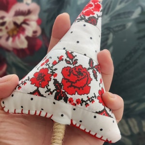 The Romanian Traditional Design WHITE Christmas Tree Decoration