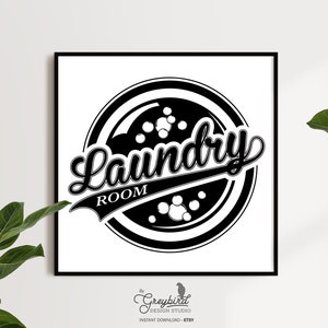 Impresión de la lavandería decoración de la sala de | Etsy