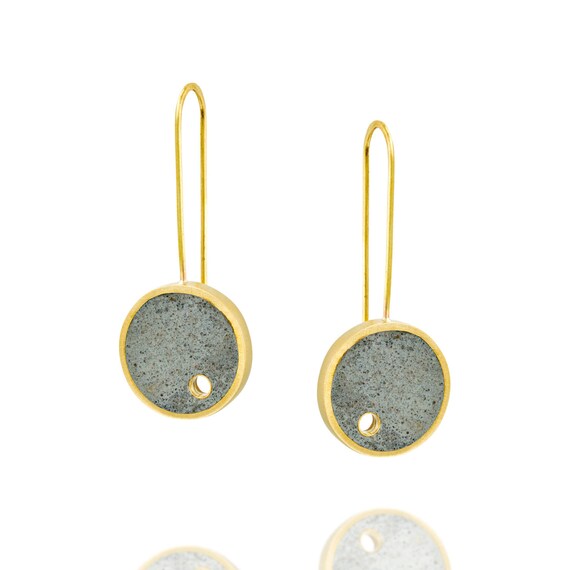minimalist earrings 14k