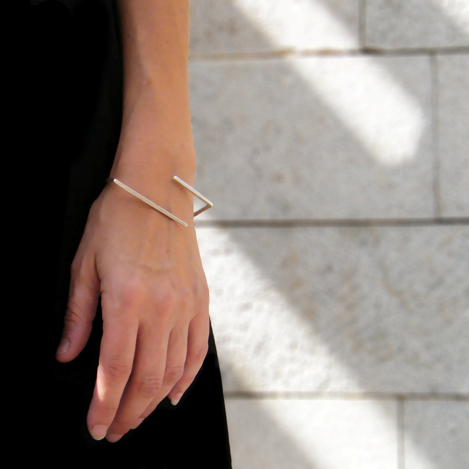 Minimalist Lines Bracelet Gold Lines Bracelet Silver Lines Etsy