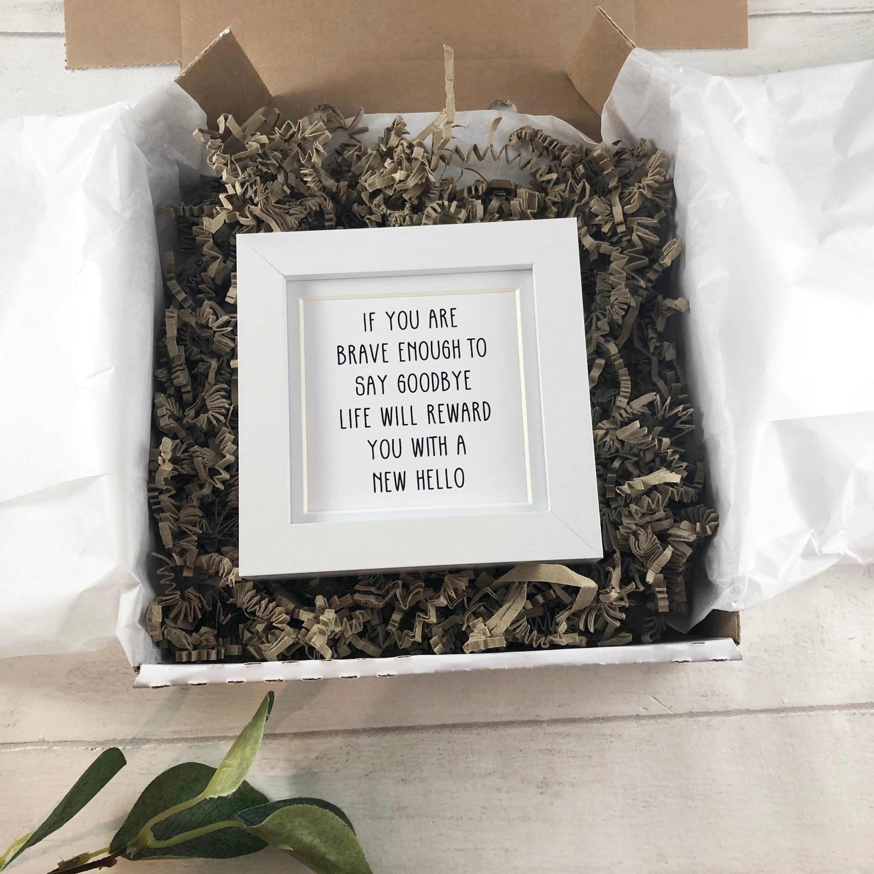 Leaving Gift Small Framed Print Present for New Job Etsy UK