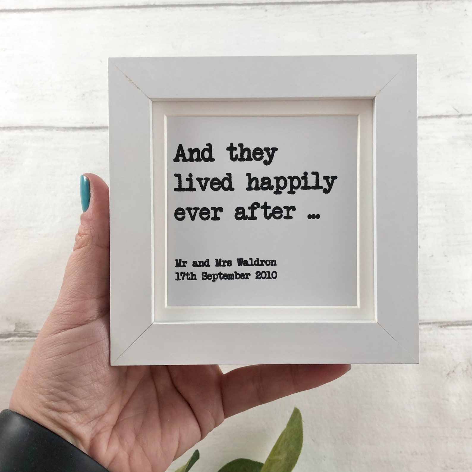 Personalised Wedding Gift Small Wedding Gift Wedding Etsy