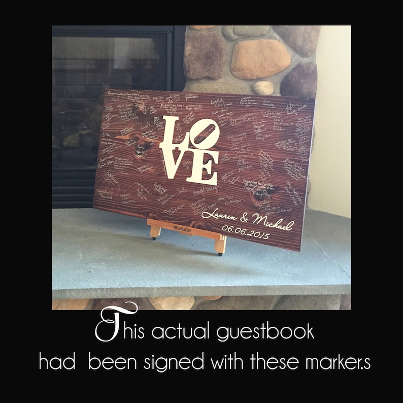 Wedding Pens Wood Guestbook Markers Archival Pens Pen Etsy