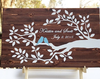 Wedding Guest Book Sign in / Wedding Guestbook tree / Weddings / Guest Books / Family Tree / Wood guest book / Wedding gift / Guestbook wood