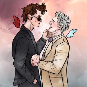 Ineffable Husbands Good Omens Print image 2