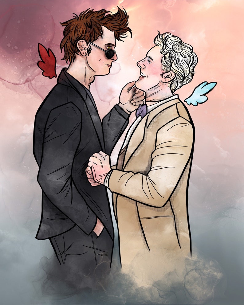 Ineffable Husbands Good Omens Print image 2