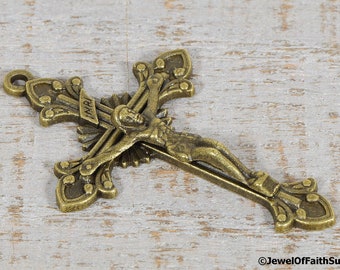 Bronze Crucifix | Etsy