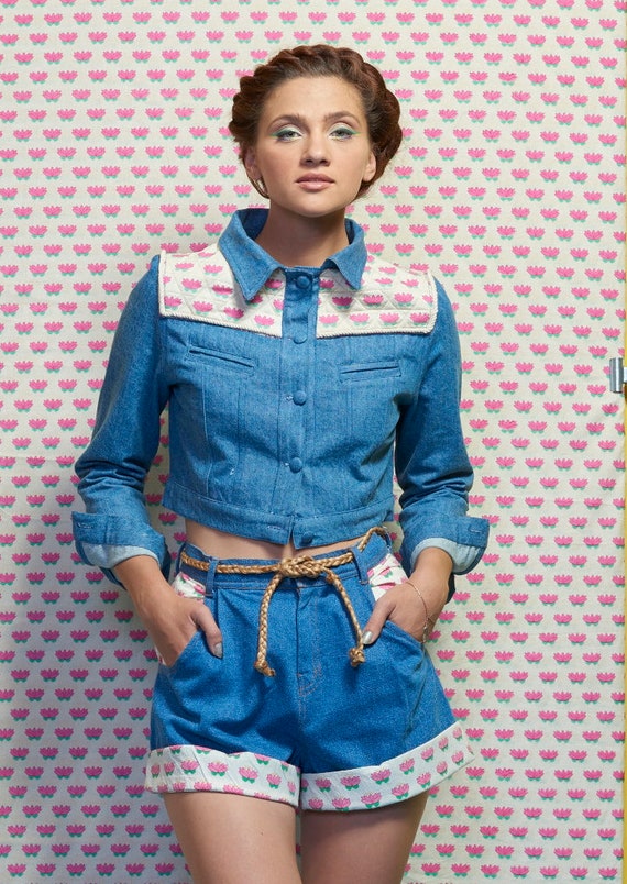 lotus high waist jeans