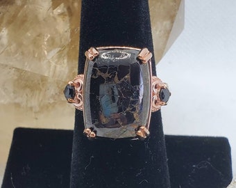 Unique Shungite Emerald Cut 7.2kt Gift for Her
