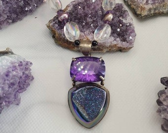 Amethyst and Druzy