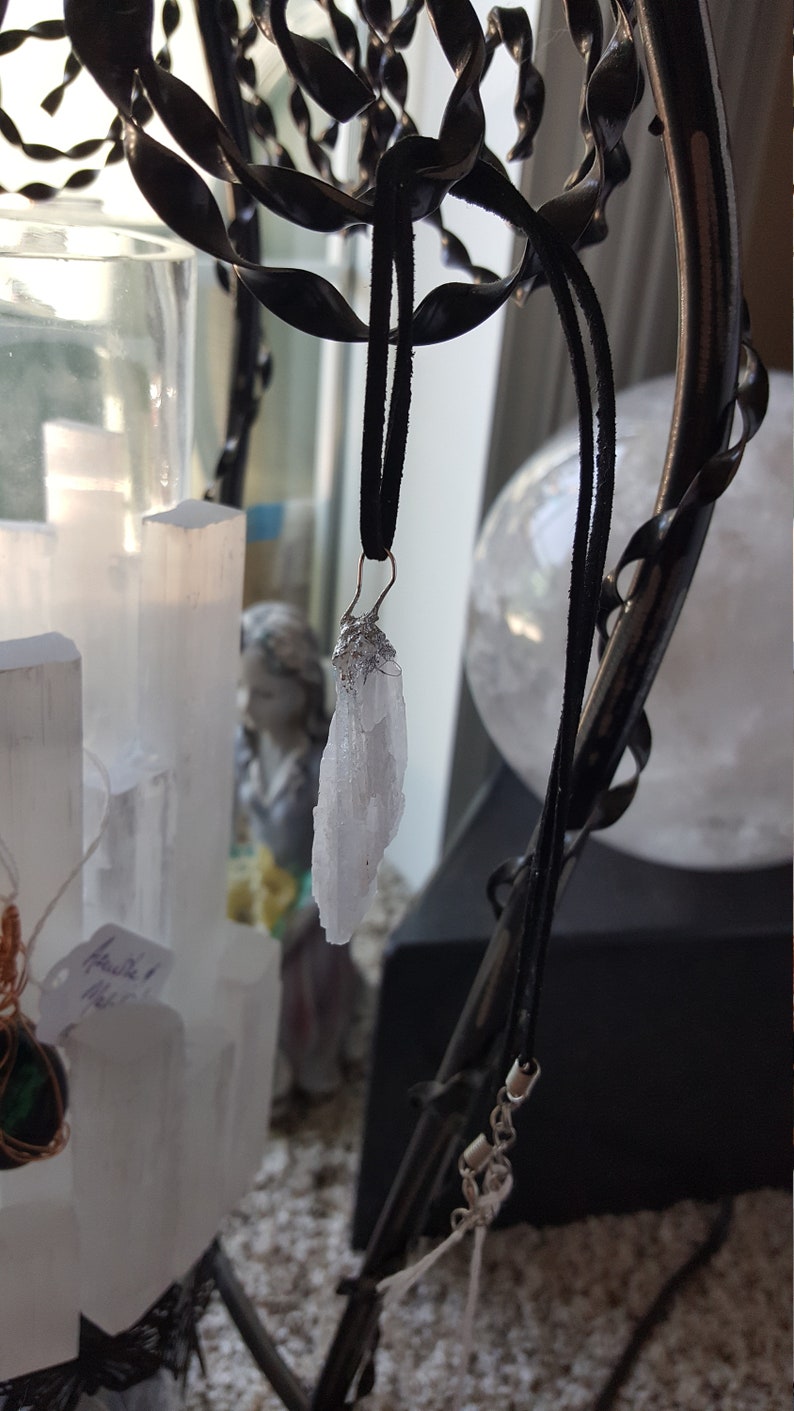 Celestite Healing with Clearing Crystal