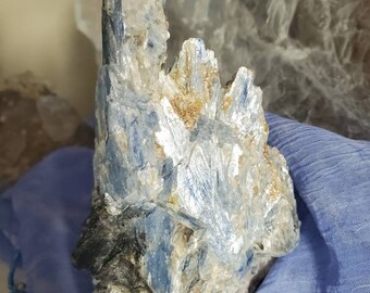 Blue ~ Black ~ Quartz Rare Kyanite ~Mica Cathedral