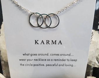Karma Full Circle Delicate Necklace
