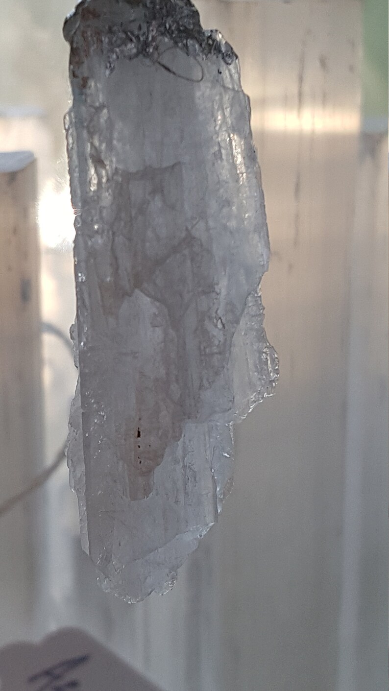 Celestite Healing with Clearing Crystal