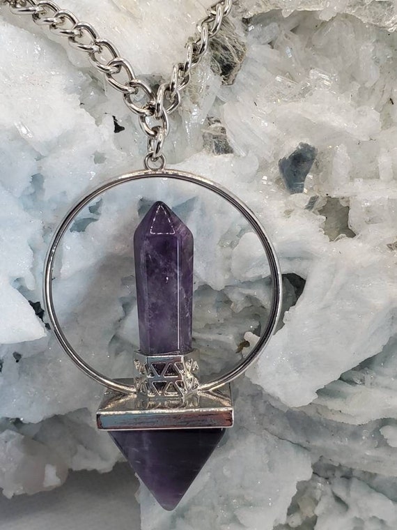 Men s Power Pendulum Necklace Divine Feminine and Masculine Energy