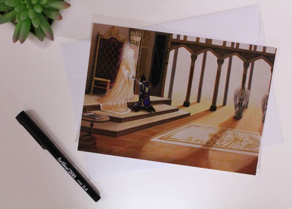 Throne Room A5 Greeting Card Postcard Single Or Pack Of 5