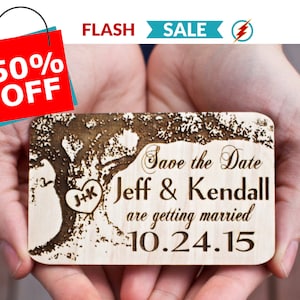 Save the Date-Magnet, Save the Date, Hochzeitseinladungen, Baum Save the Date, Hochzeit Save-The-Date-Magnet, Baumstamm Save the Date, Hochzeit