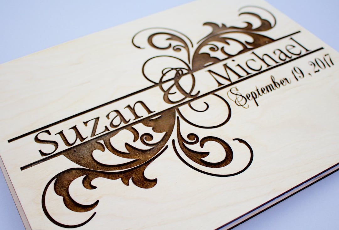 Wedding Guest Book, Rustic Guest Book, Wood Guest Book, Wedding