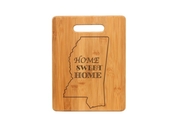 Anniversary gift Bamboo Board Personalized Cutting Board Family Sign Closing gift Wedding Gift Home Sweet Home Valentines Gift