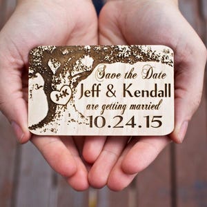 Sparen Sie das Datum Magnet, Save the Date, Hochzeit lädt ein, Baum Sparen Sie das Datum, Hochzeit Save-The-Date Magnet, Baumstamm Sparen Sie das Datum, Hochzeit