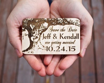 Save The Date Magnet, Save the Date, Wedding Invites, Tree Save the date, Wedding Save-The-Date Magnet, Tree Trunk Save the date, Wedding
