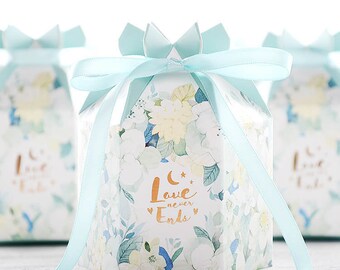 blue wedding favors etsy