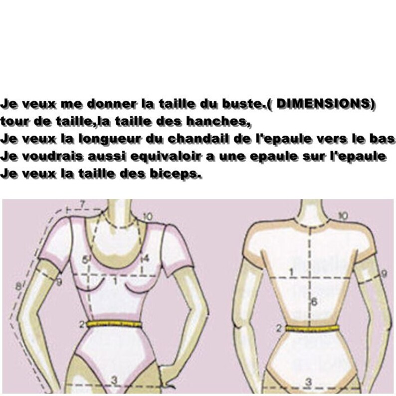 Bleu Mesdames laine robe custom