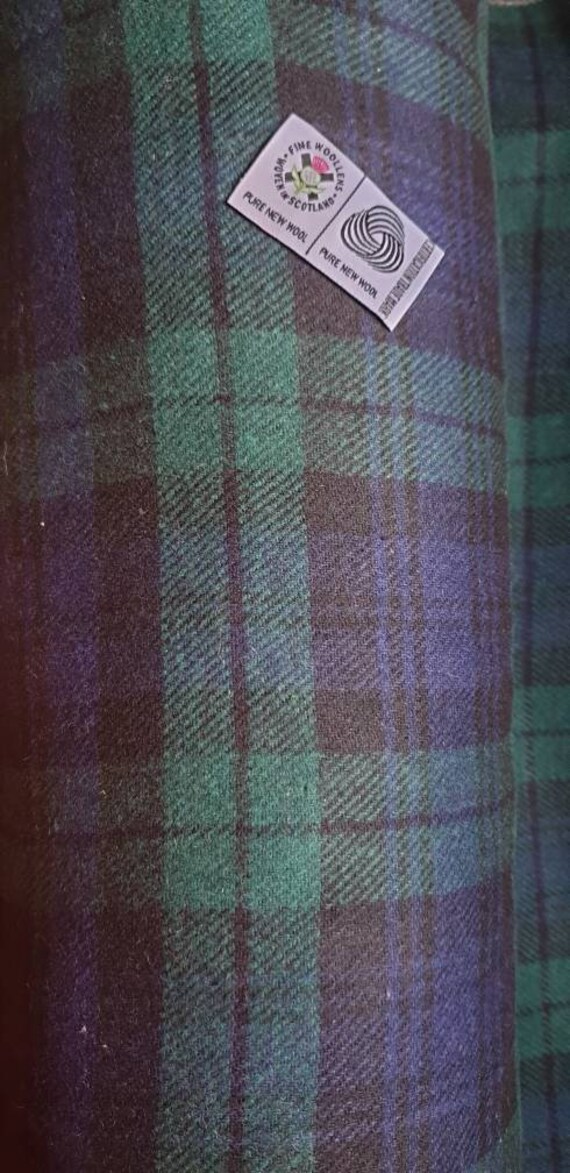 black watch tartan material