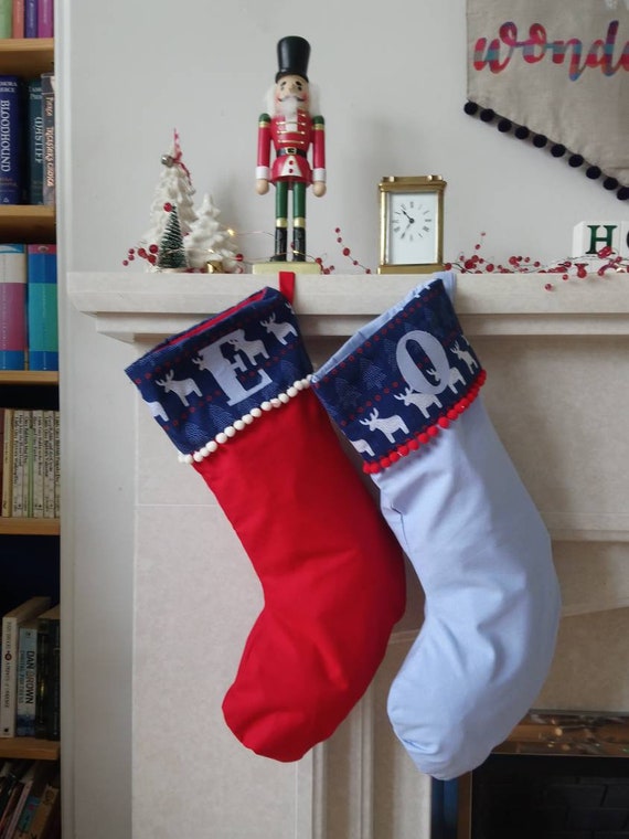 Custom order personalisable christmas stocking. Heirloom keepsake, family christmas, babys first christmas present, festive, holidays