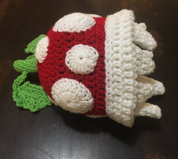 Mario Piranha Plant Hat Crochet Pattern PDF Download - Etsy display picture 1