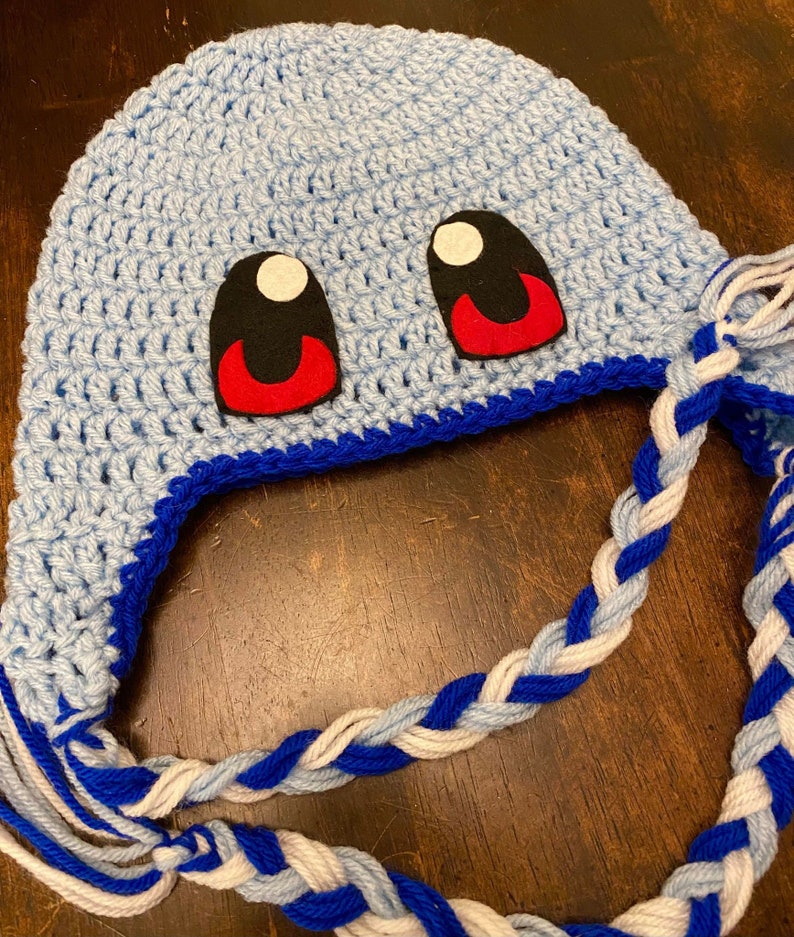 Pokemon Squirtle Crochet Hat Pattern Cosplay Accessory Halloween Costume image 2