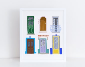 Doors of Portugal Print