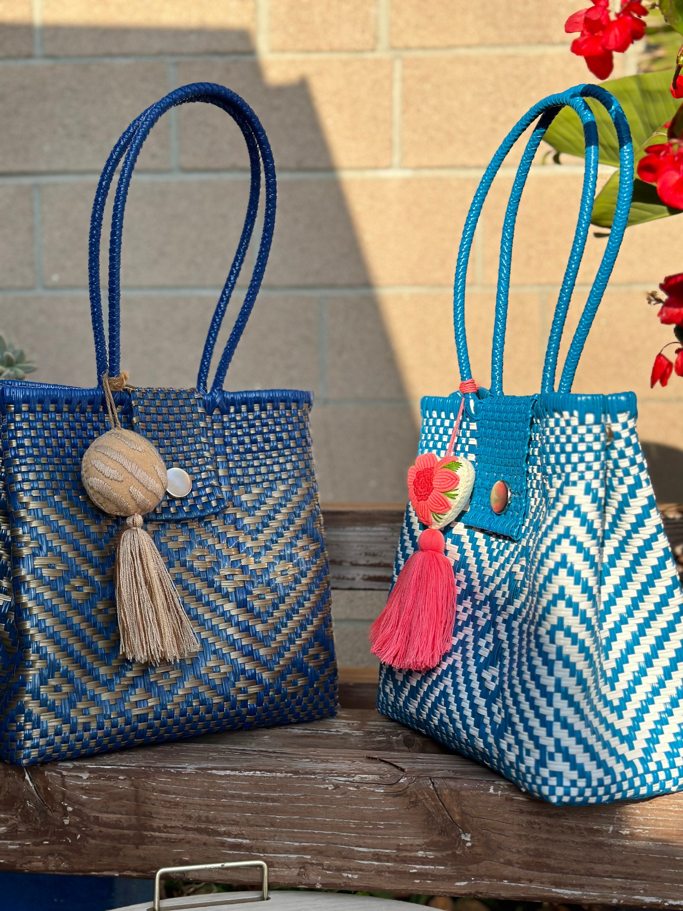 bolsa tejida