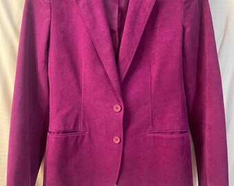 Vintage Taylor Russ Signatures Ultra Suede Lila/Fuchsia Damkavaj Storlek 6