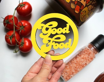 Food Mood Wood Magnets | Plant Based | Bacon Based | Foodie Gift