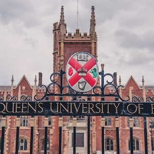 Belfast Ireland Photo, Northern Ireland Photo, Queen&#39;s University Belfast, Queen&#39;s University, Ireland Picture, Irish Decor, Ireland Print